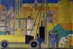 Wandschildering Leo Visser.
<br/>
Gert-Jan Lobbes, 2016-01-25